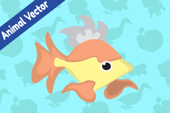 Animal Vector - Decorative Fish: Playful Design for Kids