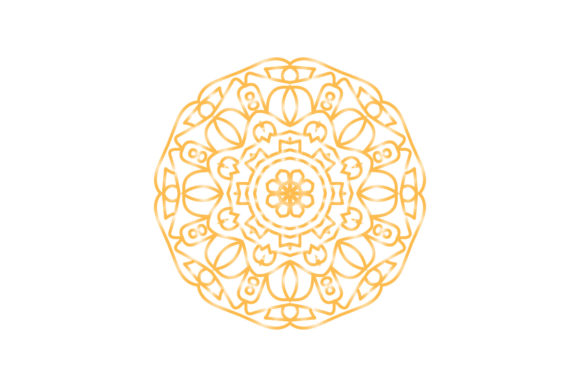 Arabic Decorative Circle Mandala: A Versatile Design Asset