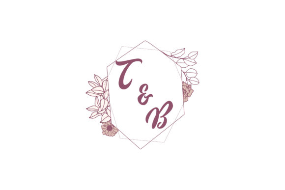 Beauty Monogram Decorative Vector Design Graphic