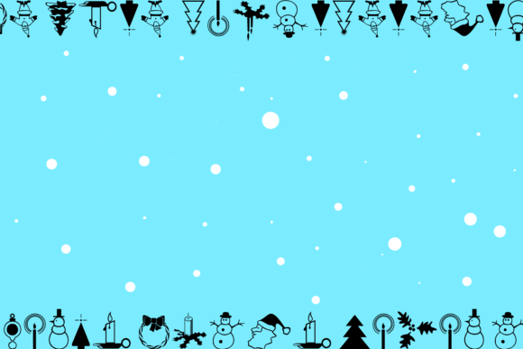 Christmas Blue Background and Decorative: Elevate Your Holiday Designs with Professional Versatility