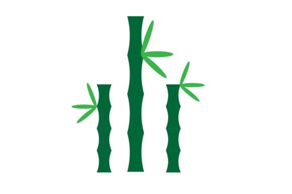 Decorative Bamboo Plants Vector