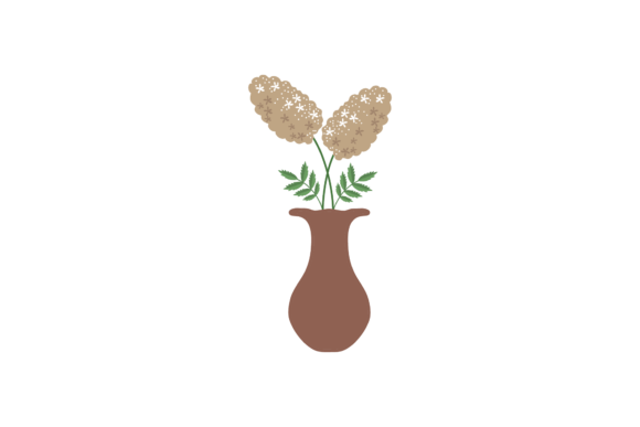 Decorative Cotton Flower Plant Design: Elevating Digital Assets and Physical Products
