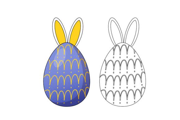Easter Bunny Egg Decorative