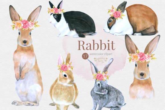 Evaluating the Rabbit Watercolor Animal Character PNG Collection for Creative Projects