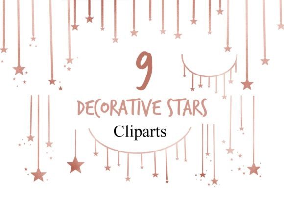 Rose Gold Decorative Star: A Versatile Asset for Professional Design Projects