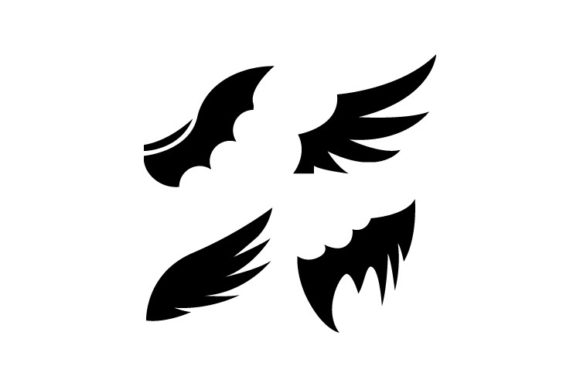 Set of Black Decorative Wing Design: A Practical Evaluation for Creative Professionals