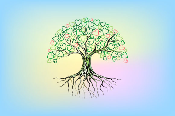 Transform Your Creative Projects with Decorative Tree Vector Heart Leaves