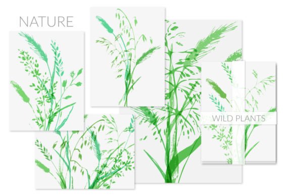 Wild Plants Bouquets: Elevating Natural Design with Hand-Drawn Elegance